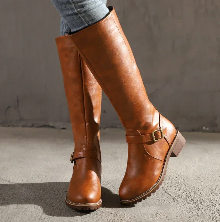 Stylish Emma women's durable ankle boots. Trendy, non-slip, and shock-absorbing for ultimate all-weather comfort.
