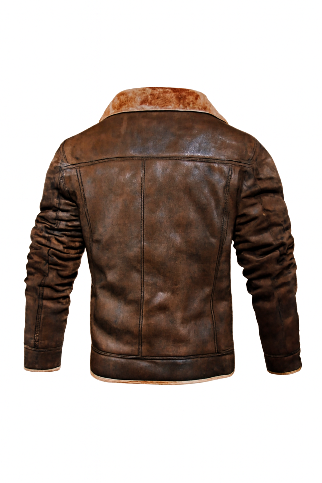 New men's classic aviator bomber jacket, warm winter outerwear with stylish design for everyday wear.