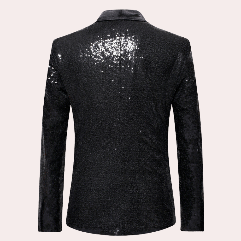 Men's versatile blue Orion fashion blazer, perfect for business and formal events or a sophisticated casual look.