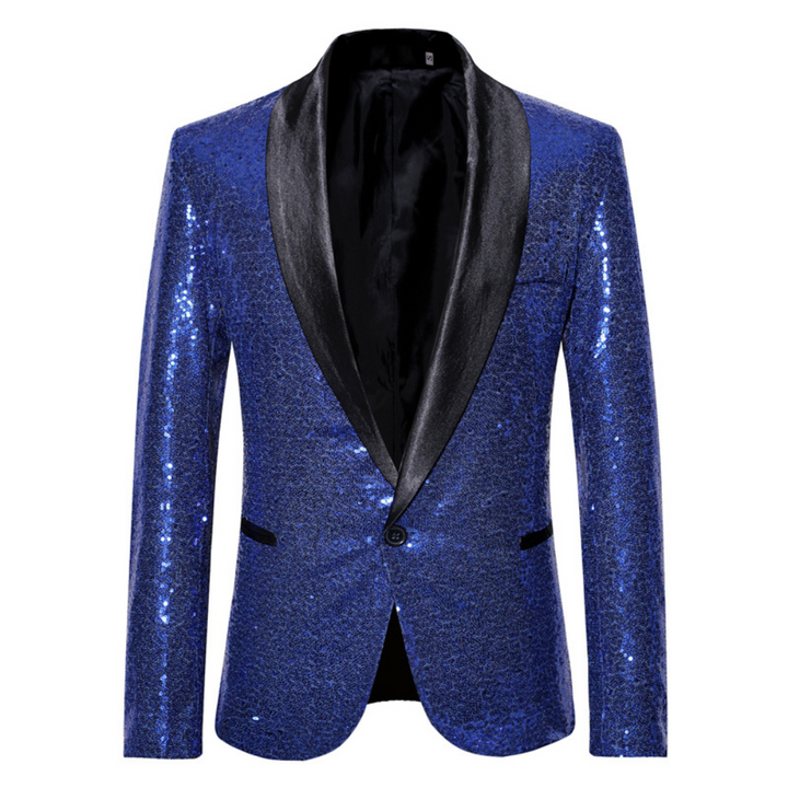 Modern men's Orion blazer in sleek silver. A versatile fashion jacket for business attire & smart casual wear.