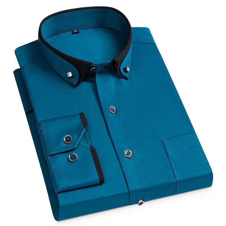 Versatile Men's Victor long-sleeve button-down shirt for both casual and formal stylish menswear.