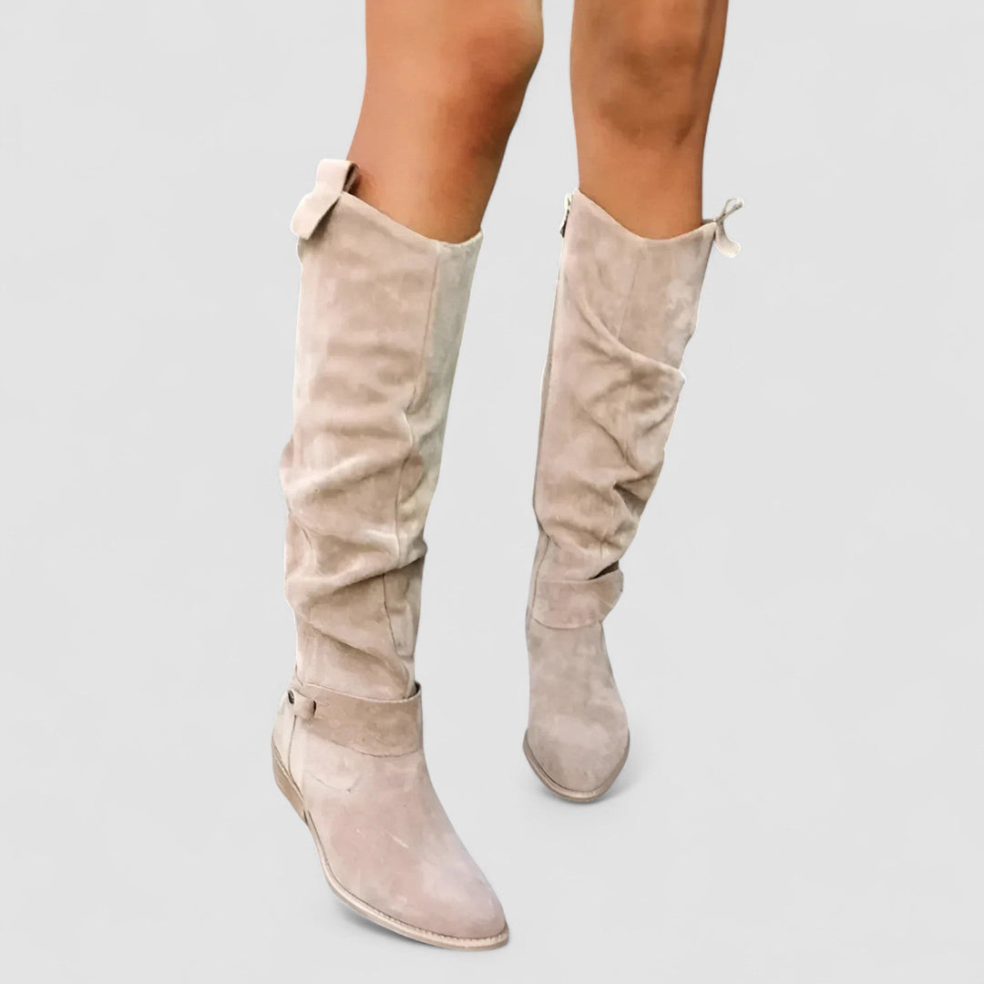 Plush interior of women's orthopedic boots, designed for maximum comfort & warm, supportive wear.