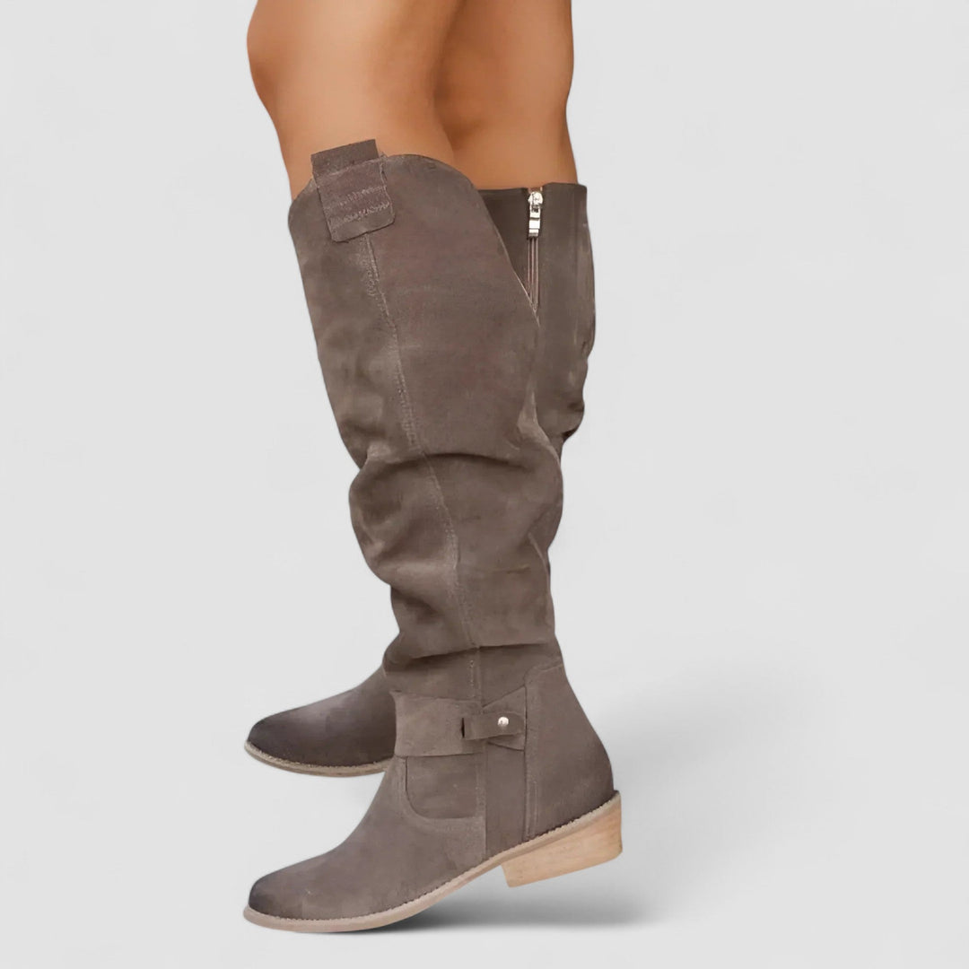 Pair of versatile women's orthopedic boots, ideal for stylish support & comfortable everyday wear.
