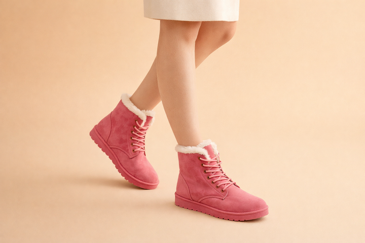 Stylish women's warm winter boots, ideal for cozy cold weather comfort and everyday fashion.