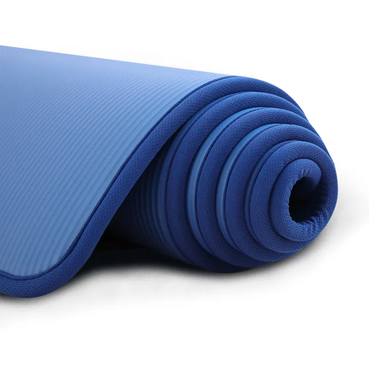 Premium exercise mat for stretching & floor exercises. Non-slip, extra thick design for comfort & stability at home.