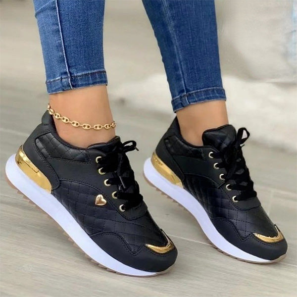 Sporty chic Isla women's sneakers, perfect for casual everyday wear and fashion-forward ladies.