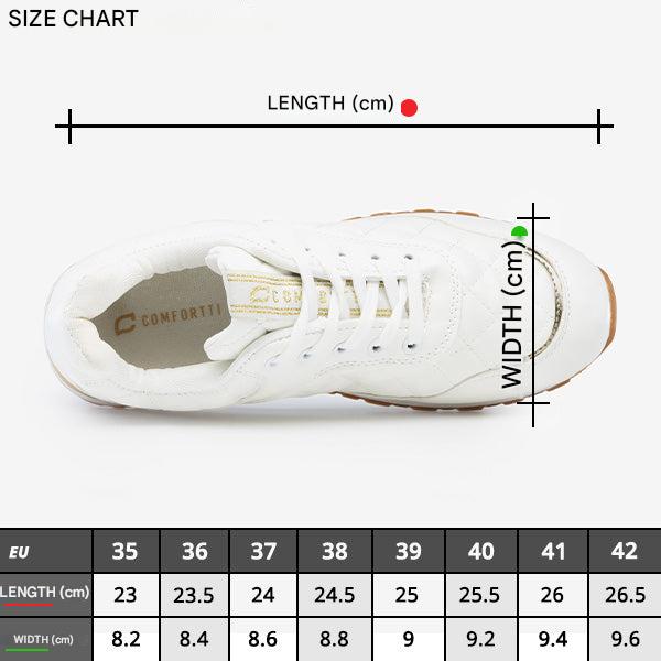 Trendy Isla women's comfort walking sneakers, perfect sporty chic casual footwear for everyday style.