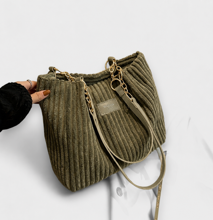 Trendy women's modern shoulder bag. Chic everyday versatile handbag & fashion accessory. Perfect purse for any outfit.