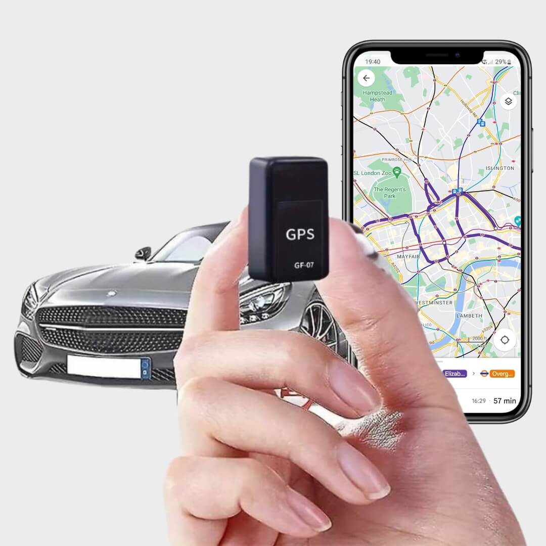 "Ultra-compact magnetic GPS tracker with real-time tracking and easy attachment for vehicle and asset security."