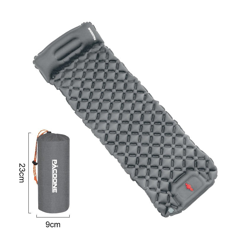 Compact ultralight backpacking sleeping pad, perfect for hiking, camping & outdoor travel adventures.