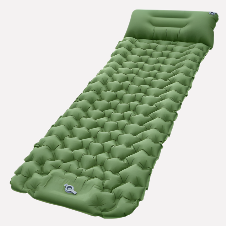 Ultralight portable outdoor sleeping mat for camping & hiking. Compact, foldable design for backpacking adventures.