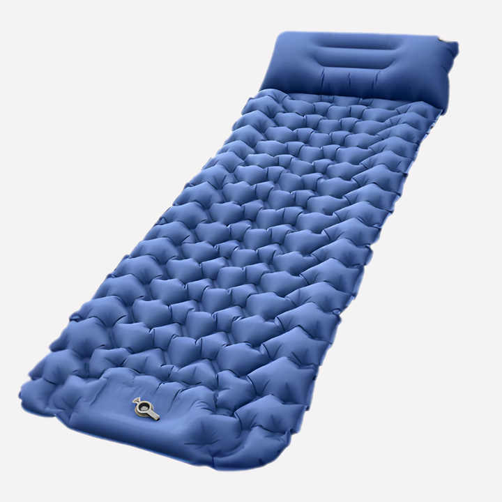 Compact foldable camping mat, ultralight and portable outdoor gear for easy backpacking and travel.