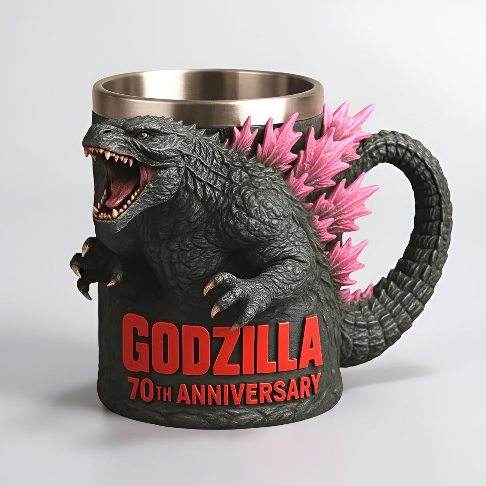Collectible 3D monster ceramic mug, a unique novelty coffee cup and home decor piece.