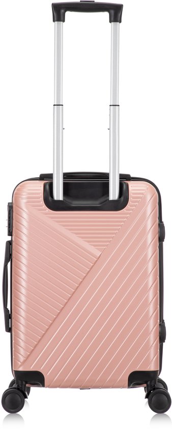 Flexible 2-piece hard shell suitcase set with TSA locks & spinning wheels for stress-free airport travel.