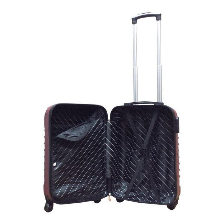 Palermo unisex 2-piece hardshell ABS luggage set, ideal for vacation, business, & weekend travel.