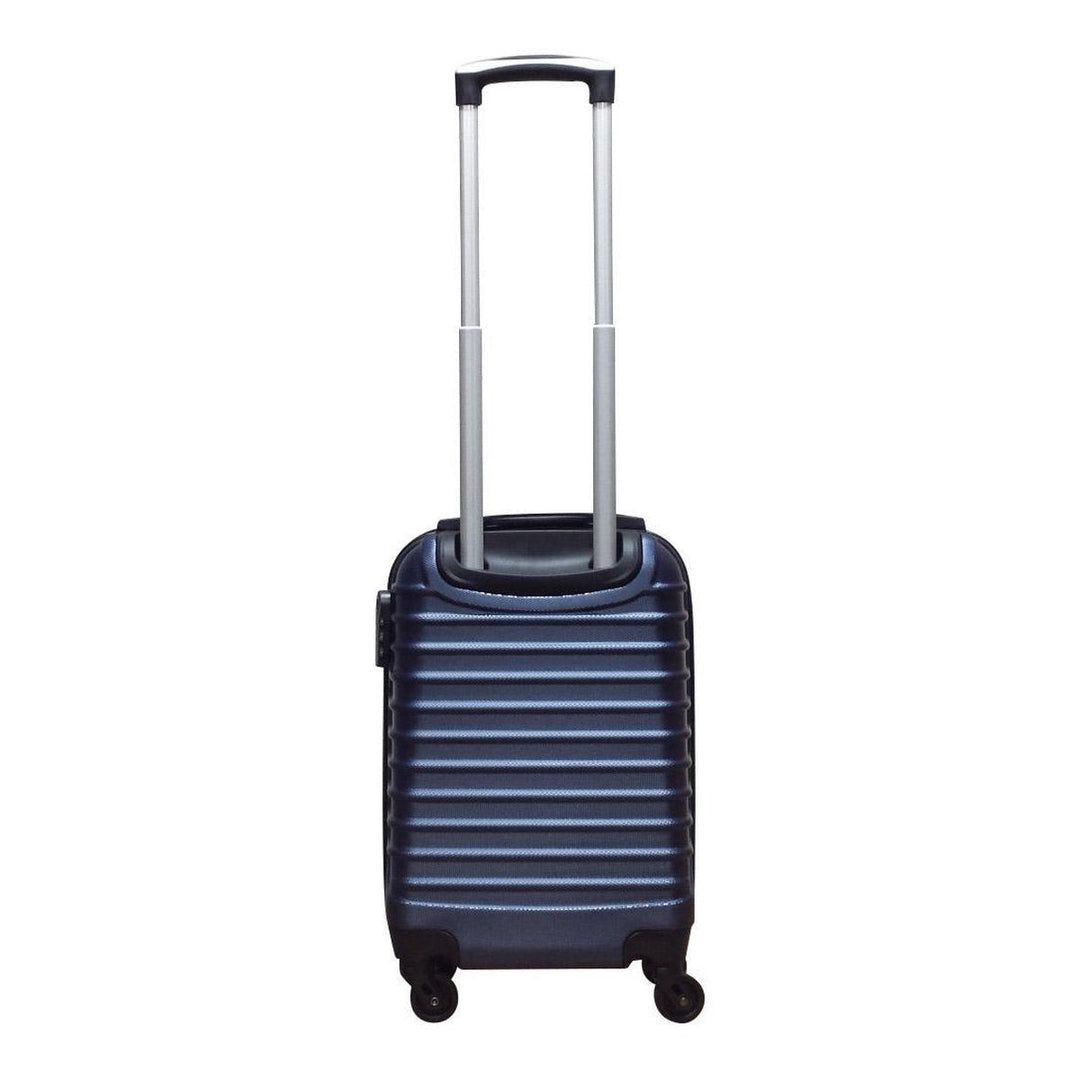 Palermo unisex 2-piece hardshell ABS travel luggage set with spinner wheels for easy mobility.