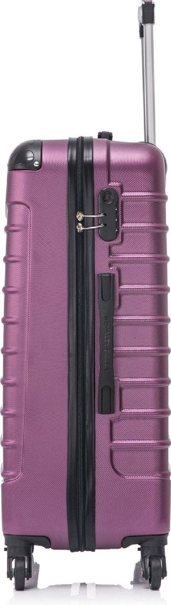 Unisex hardshell spinner luggage set, 2-piece. Durable travel suitcases offering secure and organized packing for trips.