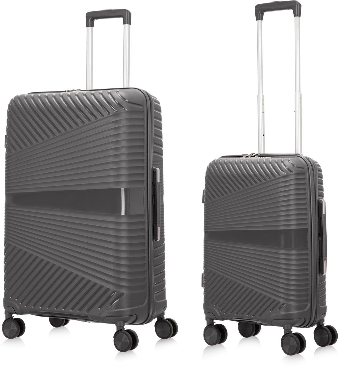 Secure 2-piece hardshell luggage set with integrated TSA locks & durable shell for worry-free travel.