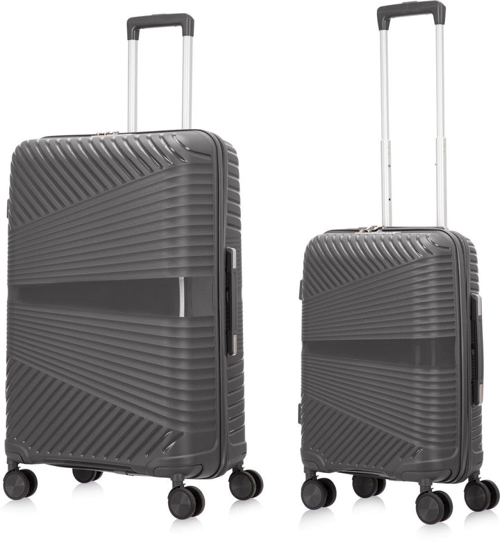 Secure 2-piece hardshell luggage set with integrated TSA locks & durable shell for worry-free travel.