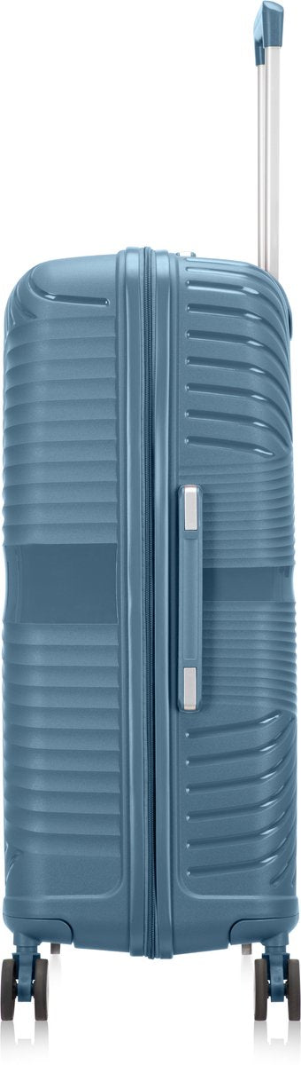 Durable hardshell 2-piece travel bag set, perfect for secure travel with TSA lock & smooth spinner wheels.
