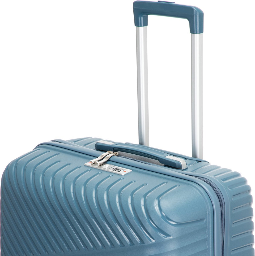 Journey essential: durable 2-piece hardshell luggage set for secure travel, with spinner wheels & TSA lock.