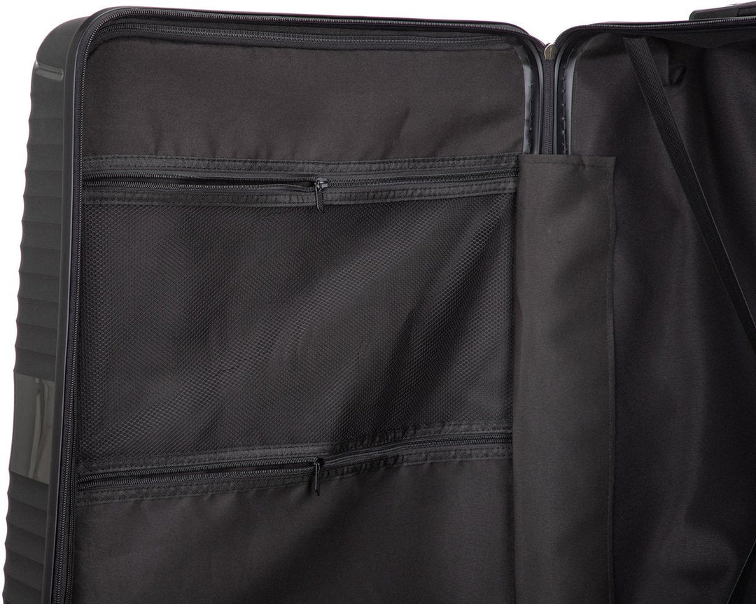 Valencia 2-piece hardshell luggage set, ideal for weekend trips & secure vacation travel.