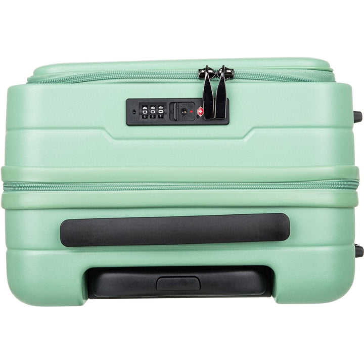 Premium unisex 2-piece hardshell travel bags with integrated laptop protection.