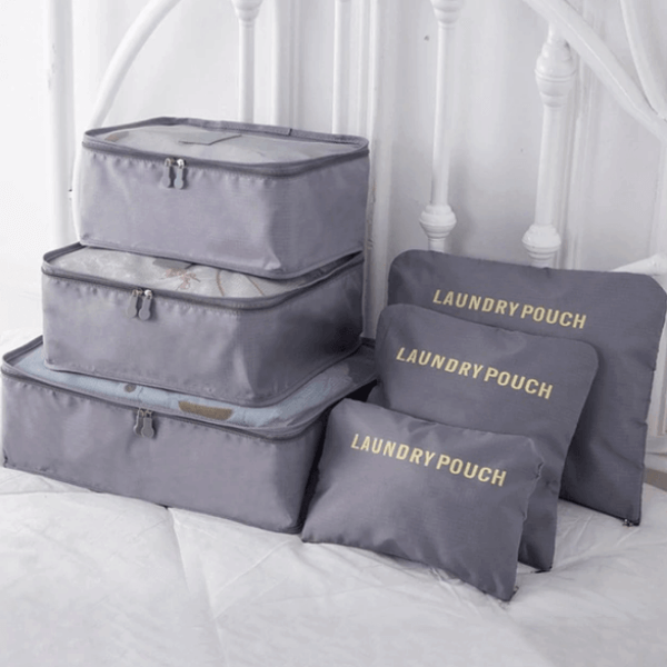 Luggage packing solution, 2-piece set for tidy travel.