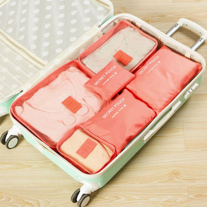 Waterproof packing cubes, unisex for versatile travel.