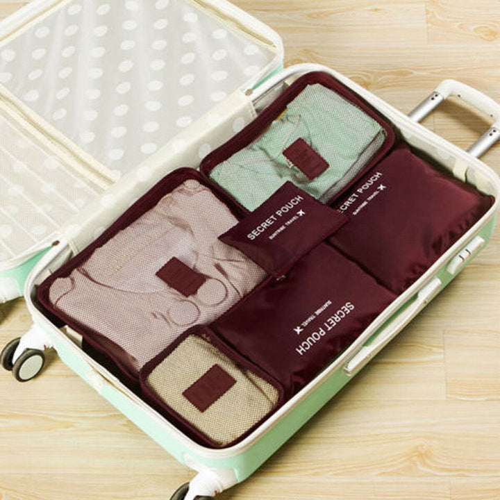 Essential travel storage bags for neat and organized packing.