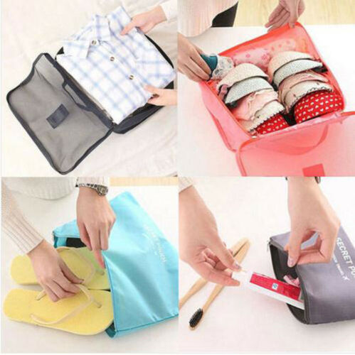 Unisex luggage packing cubes, 2-piece set for neat organization.