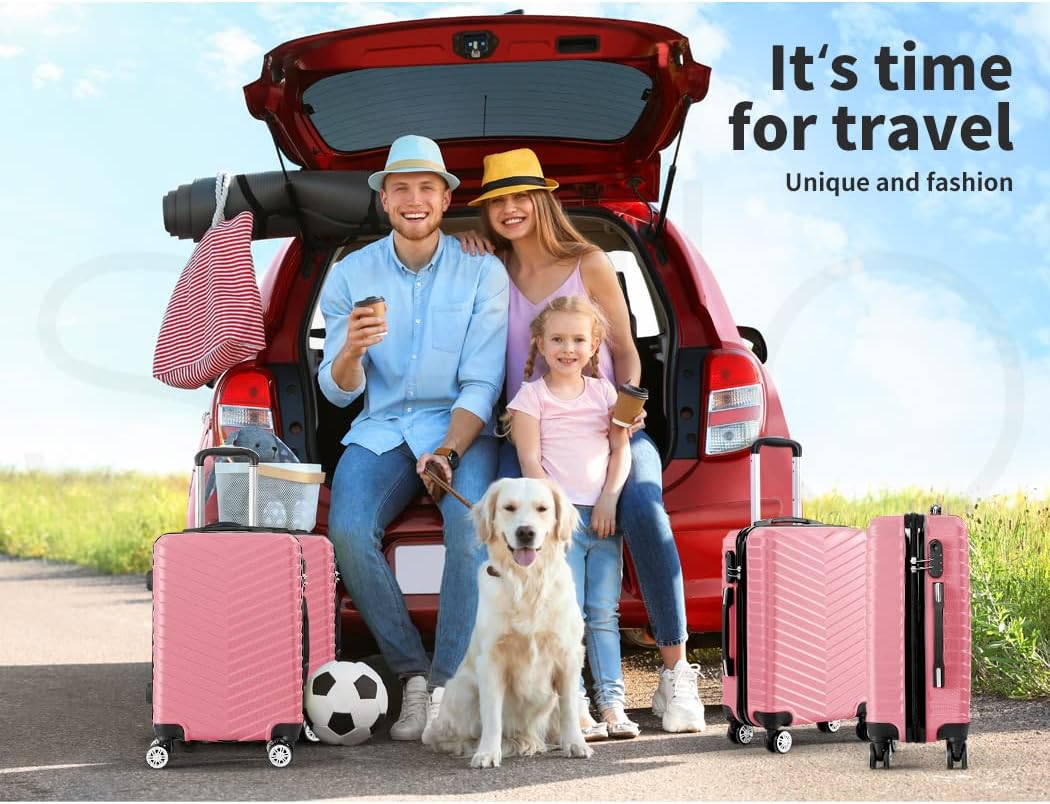 Versatile unisex hard shell carry-on luggage, 20-inch, with spinner wheels and a secure lock for all travelers.