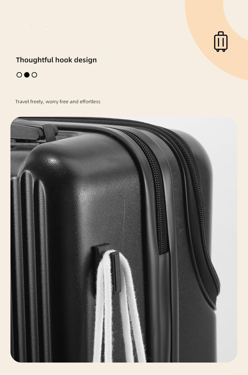 Compact 20" hardshell weekend bag, perfect as a carry-on with USB port & TSA approved lock.