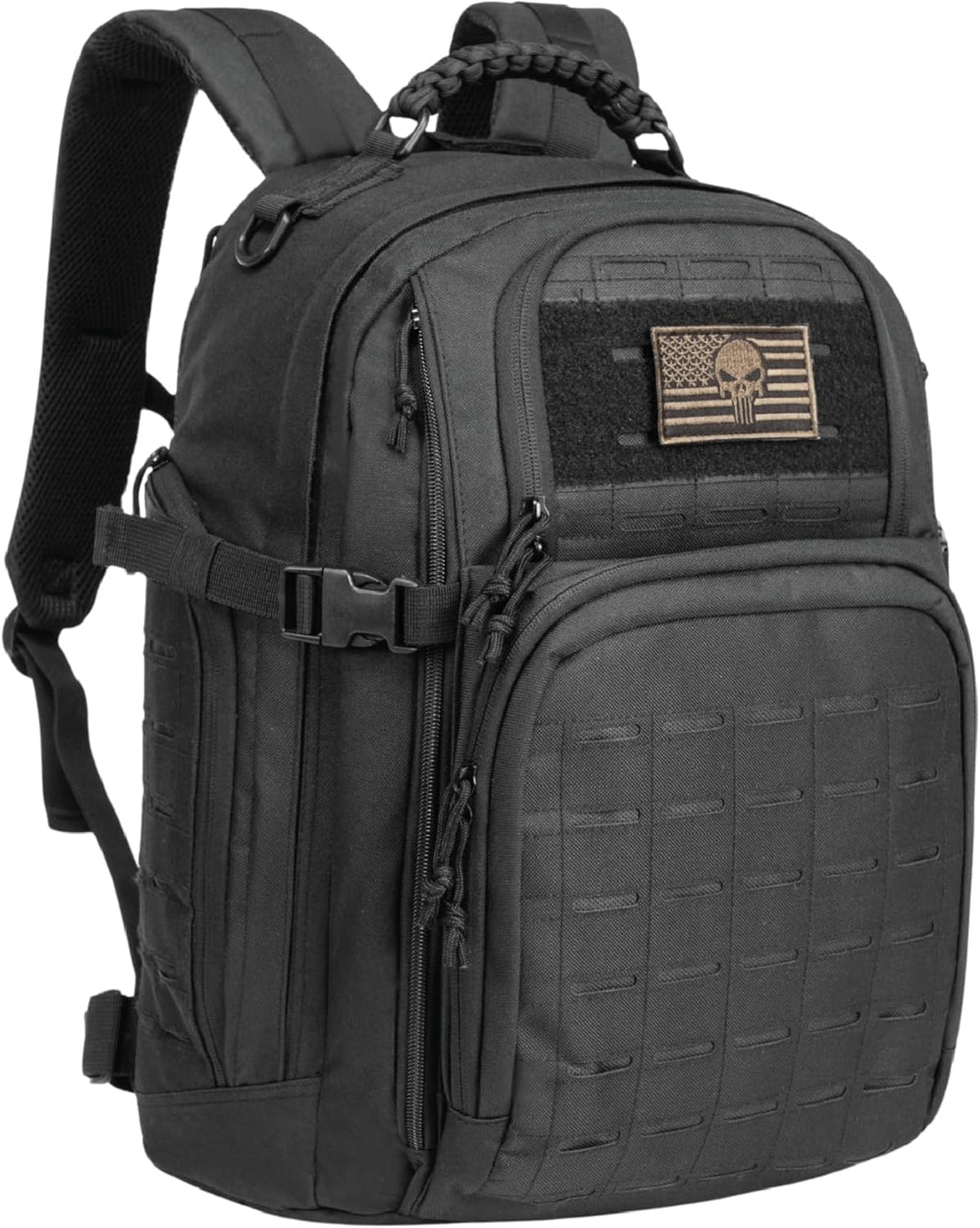 Durable 35L hiking backpack, unisex design, perfect for camping, with tactical Molle & laptop sleeve.