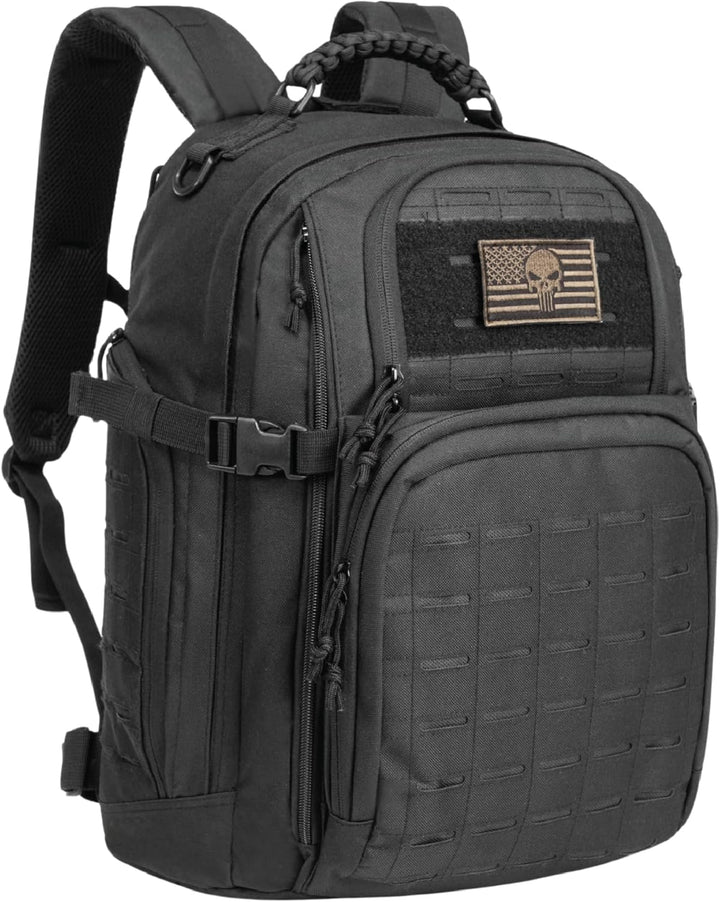 Durable 35L hiking backpack, unisex design, perfect for camping, with tactical Molle & laptop sleeve.