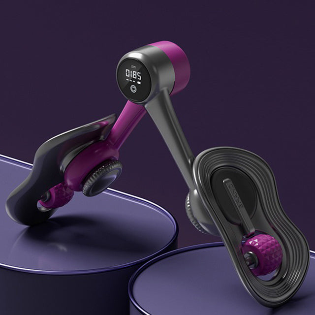 "Unisex 360° rotatable Kegel exerciser toner, sleek design, enhances glute and pelvic strength, USB rechargeable."