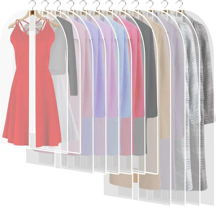 Unisex 71-inch extra-long garment bag for gowns, dresses & formal wear. Durable protective storage.