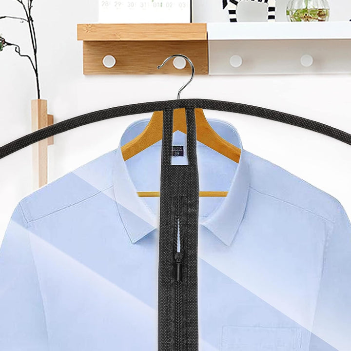 Clothing storage bag: Unisex 180cm extra-long for dresses, gowns & suits. Keeps garments protected.