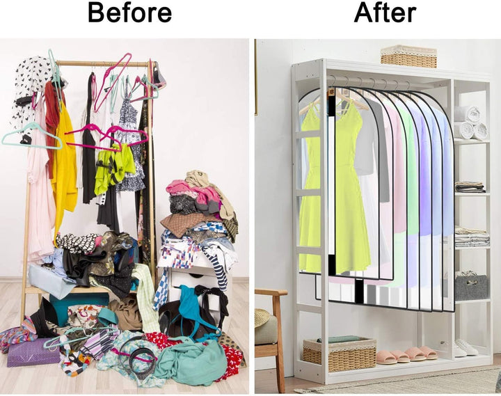 Unisex 71-inch extra-long garment bag for gowns & formal wear. Durable, breathable, and portable.