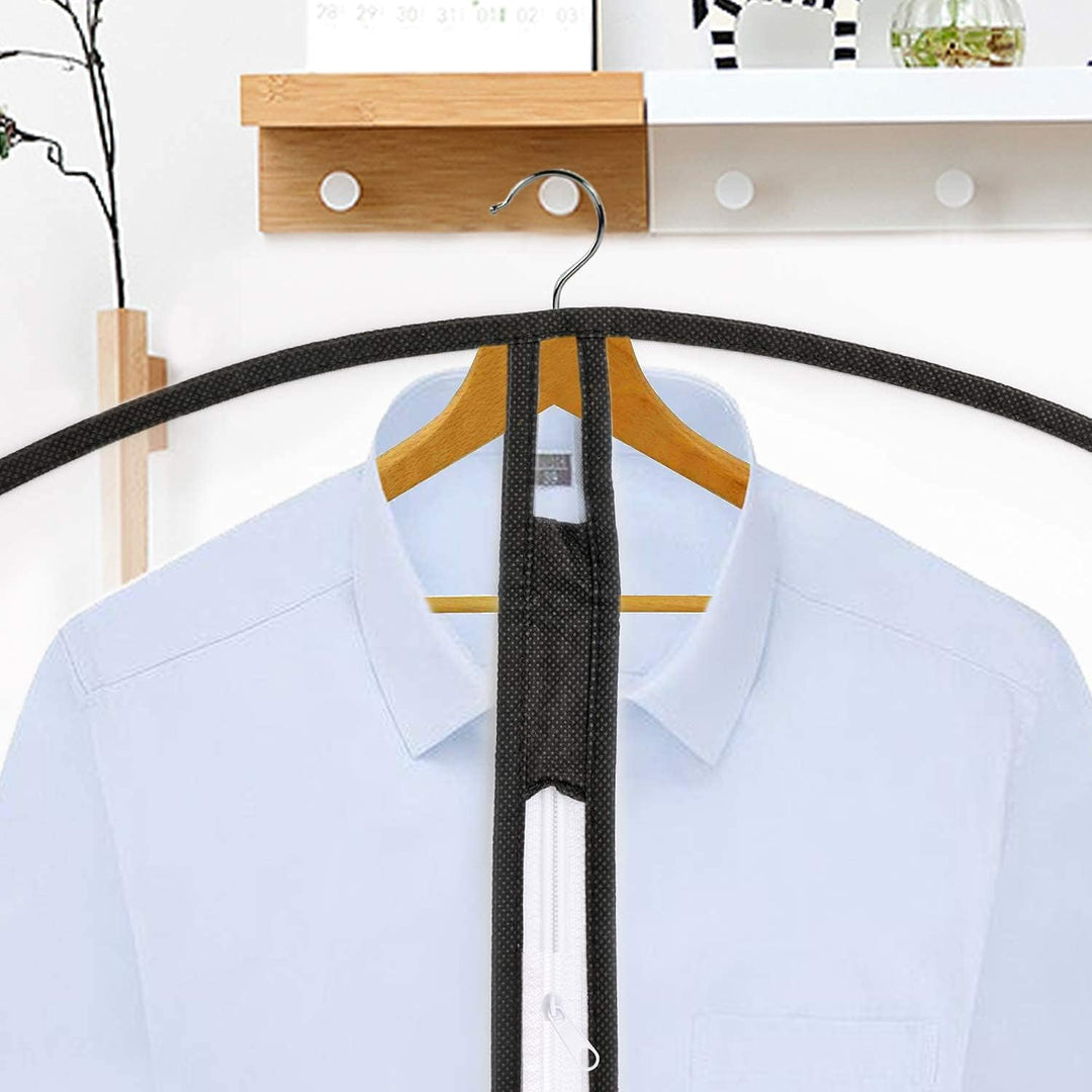 High-quality 71-inch extra-long garment bag for formal wear. Protects gowns, dresses & suits.