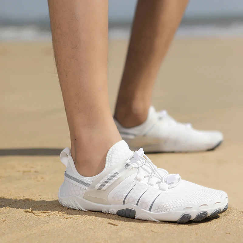Unisex All-Terrain Barefoot Water Shoes for men & women, quick-dry & lightweight for outdoor adventures.