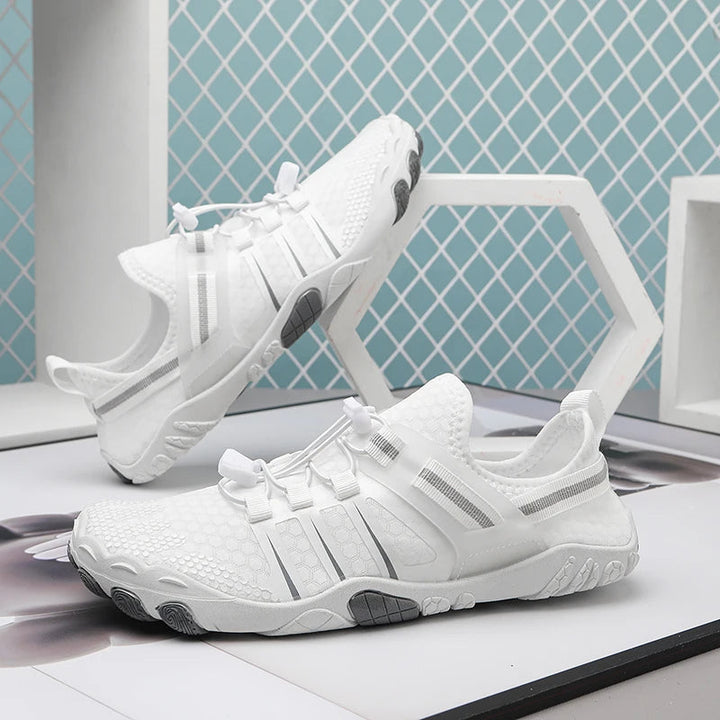 Versatile unisex all-terrain water shoes for hiking, beach, and swimming. Durable and quick-drying.