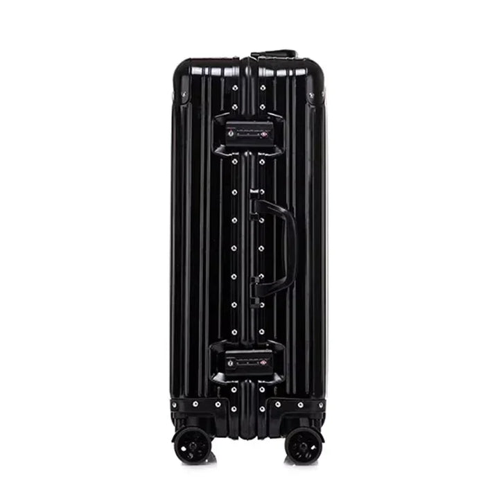 Professional unisex aluminum magnesium travel luggage. Robust hardcase suitcase for business trips.
