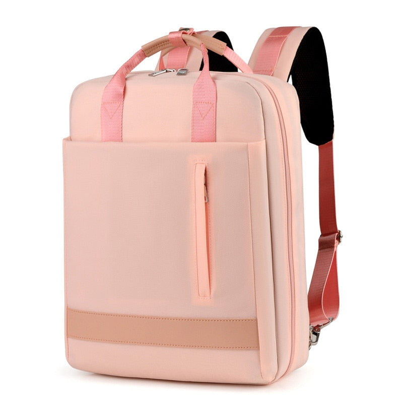 Unisex anti-theft travel bag with luggage strap, perfect for secure daily carry and comfortable commuting.