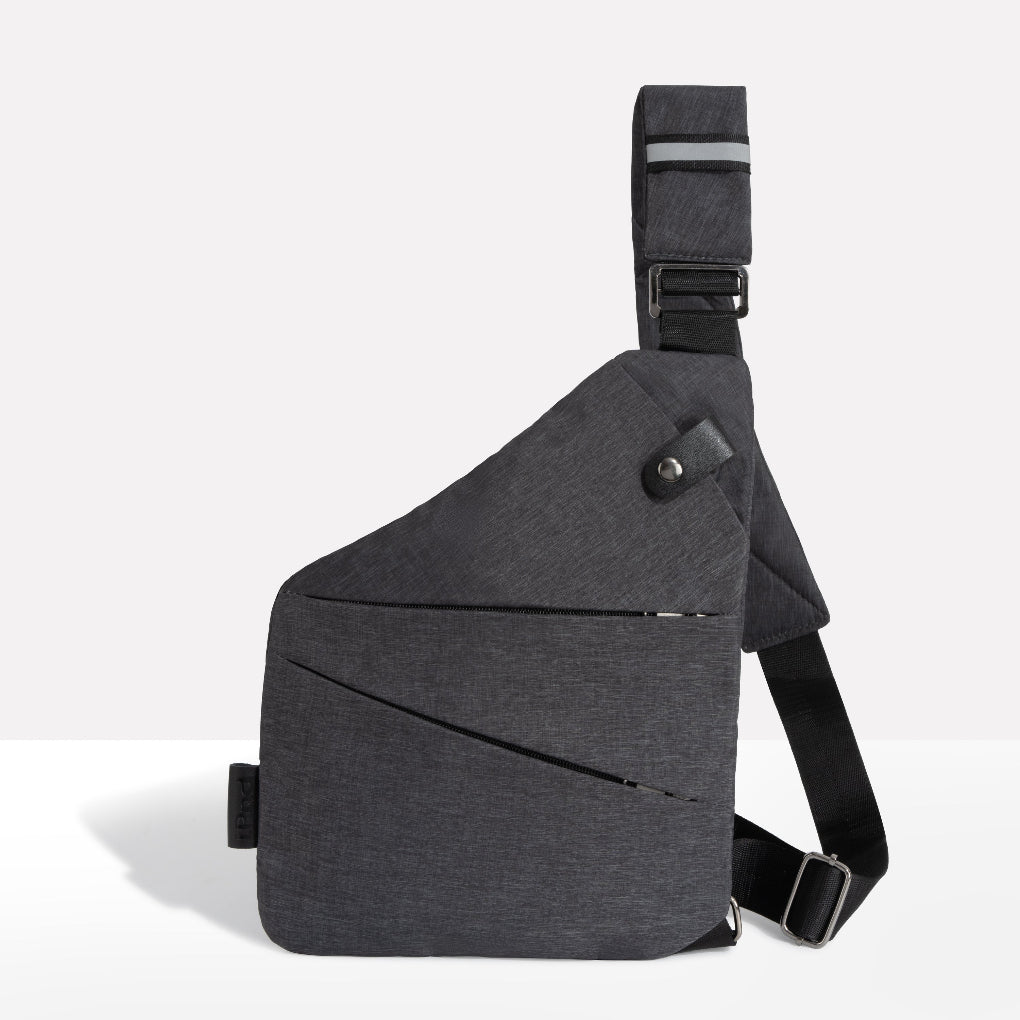 Unisex anti-theft crossbody bag for secure travel. RFID protection & organized compartments.