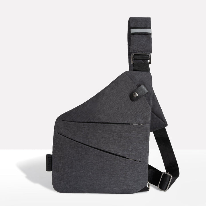 Unisex anti-theft crossbody bag for secure travel. RFID protection & organized compartments.