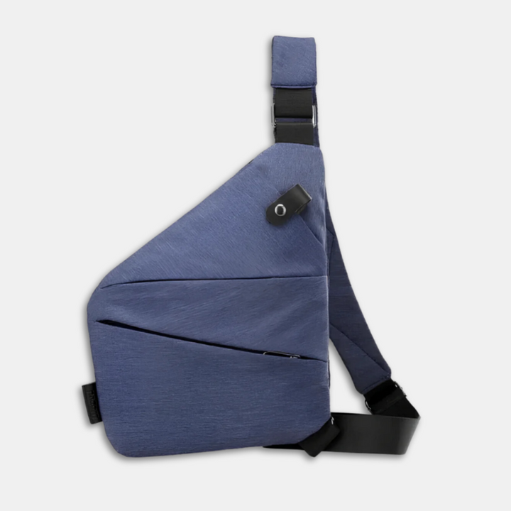 Secure unisex travel bag with anti-slash material & hidden zippers. Organized interior.