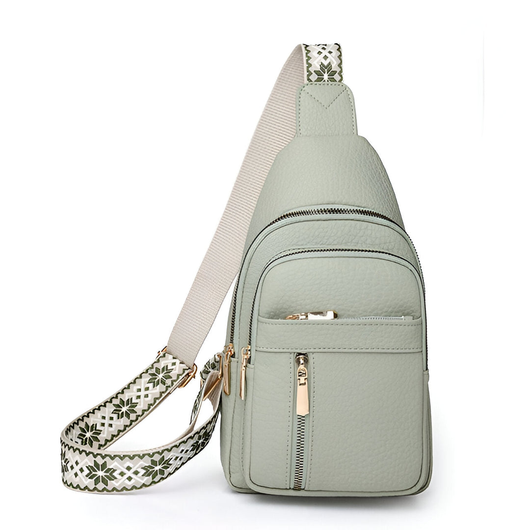 Compact anti-theft crossbody bag with RFID blocking, slash-resistant fabric, and secure zippers for peace of mind.
