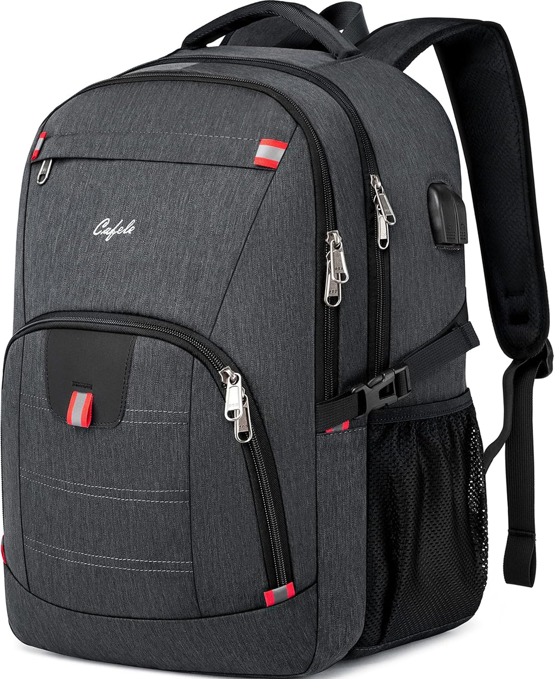 Versatile anti-theft laptop backpack, water-resistant, USB charging, durable & stylish design.