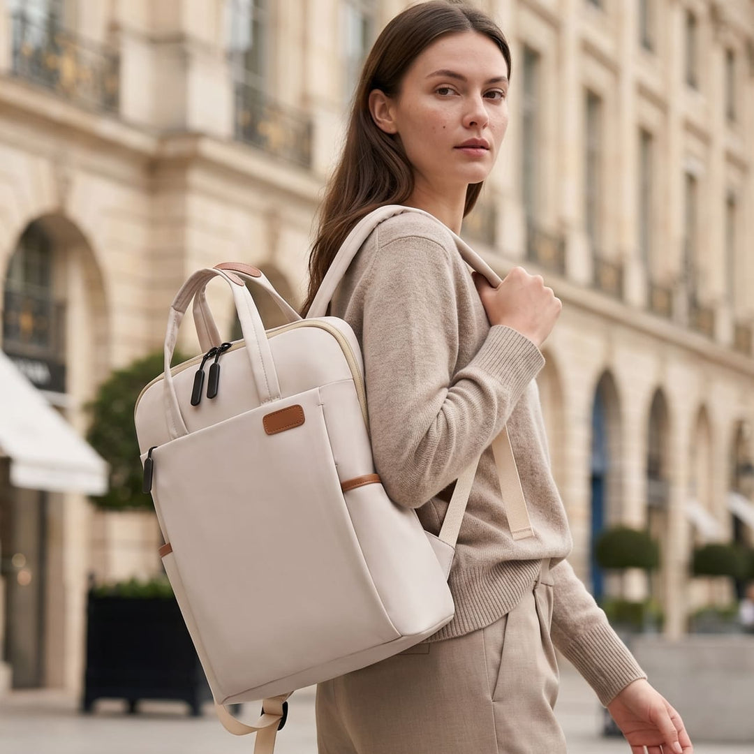 Lightweight Oxford anti-theft travel backpack. Water-resistant and secure for daily essentials.